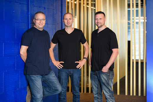 Rapyd co-founders Arik Shtilman, CEO, Arkady Karpman, VP R&D, and Omer Priel, VP Corporate Development